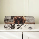 Highland Cow Blanket Highland Cow Throw Blankets Rustic Farmhouse Cattle Print Cozy Fleece Flannel Stuff Plush Lightweight Bedding Lover Gifts for Men Women Adults for Couch Sofa Bed Decor 40"X50" nanen