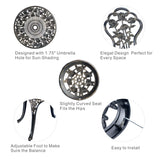 C/G 3 Piece Bistro Set,Outdoor Patio Set,Anti-Rust Cast Aluminum Bistro Table Set for Park Yard Front Porch Furniture(Antique Copper) C/G