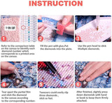 Fall Harvest Diamond Paintings Kits for Adults, Pumpkin Diamond Art Kits Full Drill Diamond Dots Paint with Diamonds Gem Arts and Crafts for Beginner Adults Home Wall Decor Generic