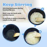 Soy Wax for Candle Making Kit - DIY Soy Candle Making Supplies with 3lbs Natural Soy Wax Flakes, Electric Wax Melter, Thermometer, Wicks, Perfect for Making Your Own Candles KQU