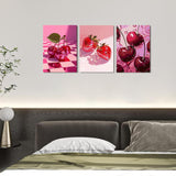 EIBEILI Diamond Art Kits for Adults, 3-Pack Fruit Diamond Painting Kits for Beginner Round 5D Full Drill Diamond Dots Crafts for Home Wall Decor Gifts 12x16 Inch EIBEILI