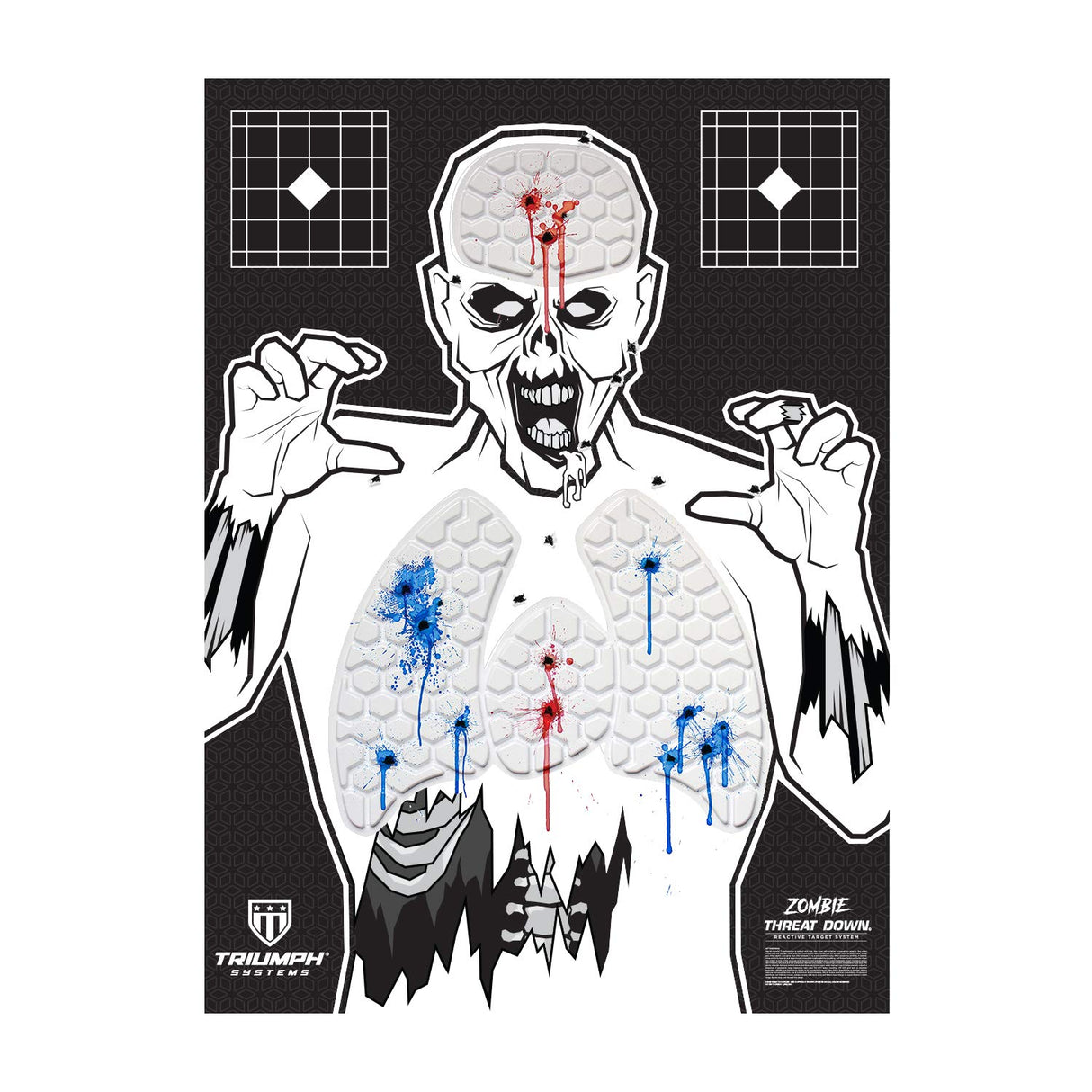 Triumph Systems Threat Down Yeti Reactive Splatter Range Target, 1 Count Triumph Systems