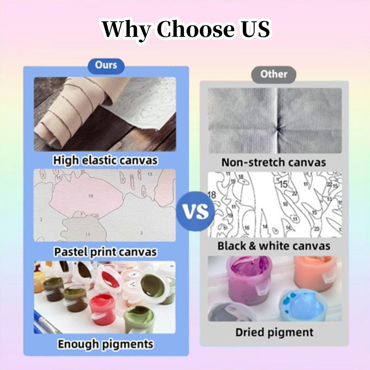 Gemozaic 6 Pack Paint by Numbers Kit for Adults Halloween- Adult Paint by Number Kits on Canvas, Halloween DIY Oil Painting by Numbers for Gift Home Wall Decor 12x16 Inch Gemozaic