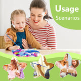 Reivworl Cartoon Paint by Numbers Kit for Kids, Cartoon Paint by Number with Frame and Easel, Paint by Number Kids Age 5-8-12 for Gifts and Decor (8X8 Inch) Reivworl