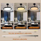 BAYSQUIRREL Slim Retractable Ceiling Fan with Lights and Remote/APP Control,6 Speed Dimmable Reversible Memory Ceiling Fan,42 inch Modern Silent Smart Ceiling Fans for Bedroom Living Room Dinning Room BAYSQUIRREL