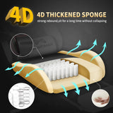 Gaming Chair, Computer Office Chair with Footrest, 155° Reclining Chair, Ergonomic High Back Computer Chair with Headrest and Lumbar Support for Adults and Kids (Black) Gamtimer