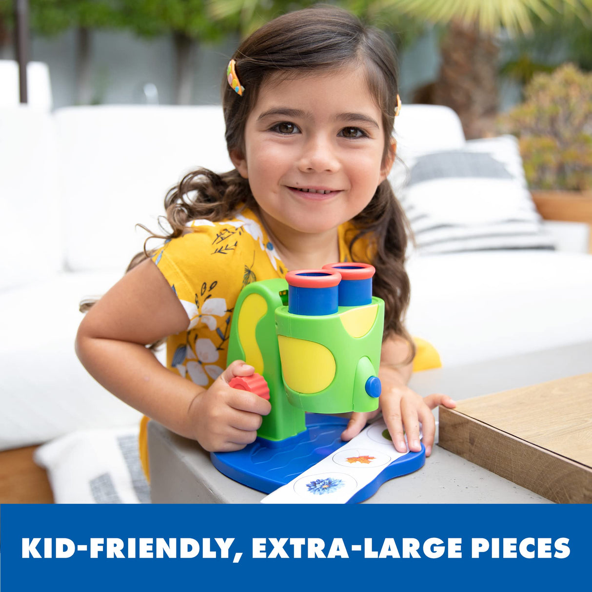 Educational Insights GeoSafari Jr. My First Kids Microscope Toy, Preschool Science, STEM Toy, Classroom Must Haves, Ages 3+ Educational Insights