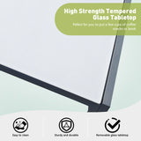 3D MATRIX Patio Furniture Set, 3 Piece Bistro Patio Sets, Small Bistro Set, Small Balcony Furniture (Gray) 3D MATRIX