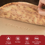 K ROCKSHEAT Pizza Stone Round 16 Inch for Grill and Oven, Large Cordierite Baking Stone for Bread, Safe Circular Cooking Stone for Grill 16", Easy to Clean K ROCKSHEAT