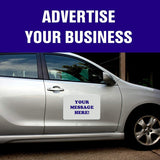 Blank Magnets (2 Pack) – Rounded Corners Blank Car Magnet Set – Perfect USA-Made Magnet for Car to Advertise Business, Cover Company Logo (for HOA), Prevent Car Scratches & Dents (Regular Large) SignHero