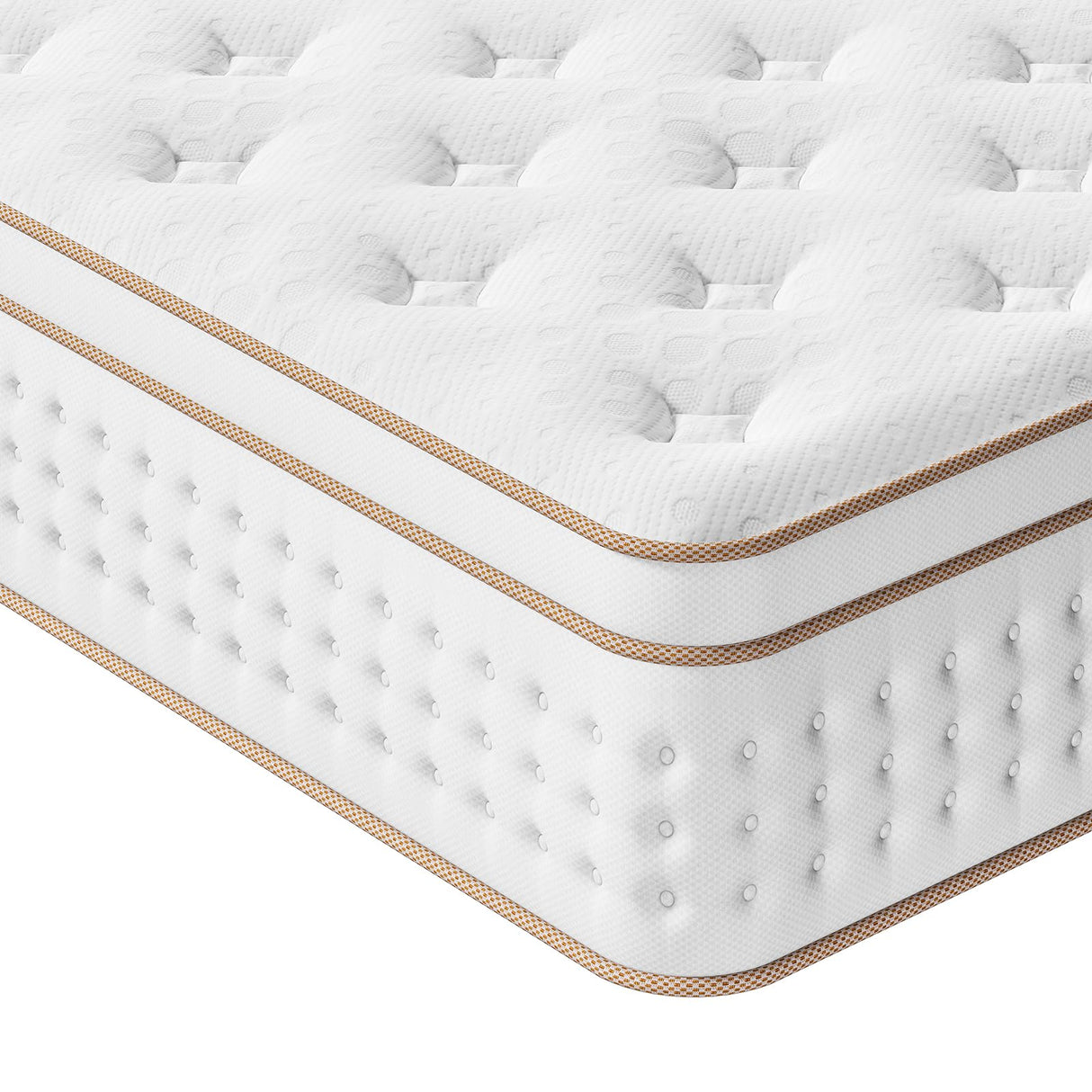 Vesgantti Twin Mattress, 10 Inch Memory Foam Hybrid Mattress in a Box with Individual Pocket Spring, Twin Size Mattress for Pressure Relief, Motion Isolation, Medium Firm Support Vesgantti