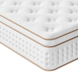 Vesgantti Twin Mattress, 10 Inch Memory Foam Hybrid Mattress in a Box with Individual Pocket Spring, Twin Size Mattress for Pressure Relief, Motion Isolation, Medium Firm Support Vesgantti