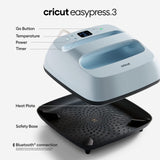 Cricut EasyPress 3 Heat Press Machine (9"x 9") with Heat Press Mat (12" x 12") Cricut