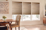 LETAU Cordless Wood Window Roman Shades, Bamboo Window Blinds, Pattern 14 LETAU
