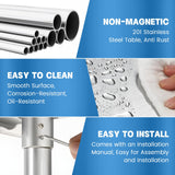 KUARBARR Stainless Steel Table for Prep & Work with 4 Caster Wheels with Adjustable Undershelf 24 x 30 NSF Metal Commercial Kitchen Worktable for Restaurant Home Outdoor KUARBARR