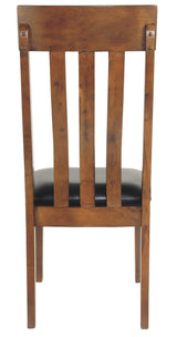 Signature Design by Ashley Ralene Rake Back 19" Dining Room Chair 2 Count, Medium Brown Signature Design by Ashley