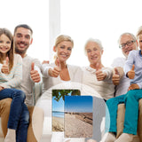 Yeaqee 8 Pcs Sublimation Passport Holder Covers PU Leather Heat Transfer Card Travel Wallet DIY Blank Holder Cover for Passport Business Cards Credit Cards (White) Yeaqee