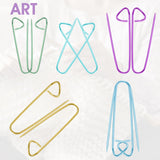 BIHUIZ 8 PCS Knitting Stitch Holder, 6 Size Aluminum Yarn Stitch Holders Stitch Markers for Crocheting Versatile Knitting Crochet Hook for Knitting Notions or Crochet BOHUIZ