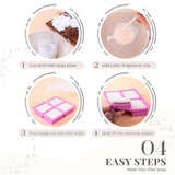 WeInd Large Soap Making Kit - DIY Craft Kit for Adults & Kids - Modern Art & Craft Kit with Soap Base, Melt & Pour Base, Silicon Molds, Soap Cutter, Essential Oils & Fragrances - Handmade Gift WeInd