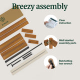 Zinus Ellie 14 Inch Sustainable Bamboo Platform Bed Frame - Easy Assembly, No Box Spring Needed, Full Size Zinus