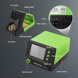 WORKPRO Soldering Station, 60W Soldering Iron Kit with Digital Display and 5 Extra Iron Tips, Precision Temperature Control Solder Station for Electronic Repair, DIY Enthusiasts and Jewelry Makers WORKPRO