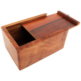 Indian Glance Wooden Urn Box - Urn for Human Ashes Funeral Cremation Urn(Large 8.5" x 6.5" x 4.5" 170 cu. in) Indian Glance