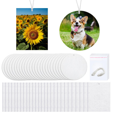 100 pcs sublimation air fresheners blanks,Sublimation Blanks Products DIY Air Freshener for Car and Home Hanging Decoration Sublimation car freshener blanks,Sublimation Ornament Blank GEKIXUTP