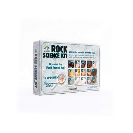 STEM Toy Rock Science Kit Geology Mineral Specimen For Kid Geologists Toysmith