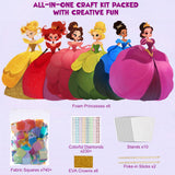 MyPixie Poke Art Kits for Girls, Arts and Crafts for Kids 4-8, DIY Creative Activity Toys, Birthday Gifts for Girls 4 5 6 7 8 9 10 (Princess) MyPixie