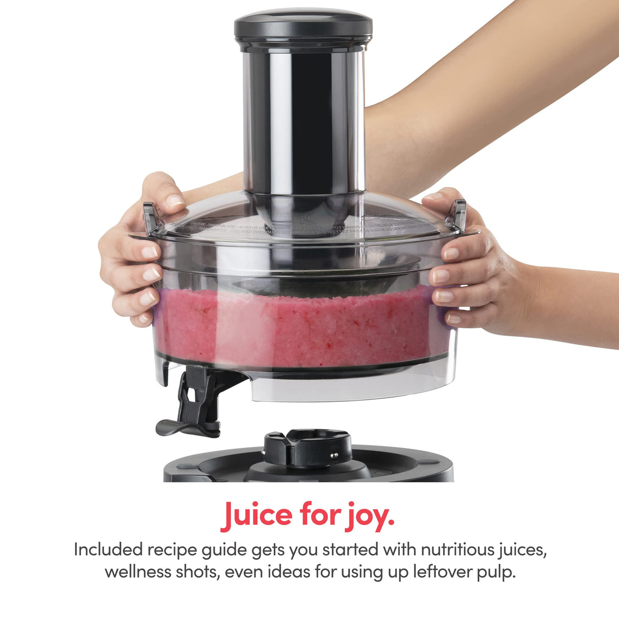 NutriBullet Juicer Centrifugal Juicer Machine for Fruit, Vegetables, and Food Prep, 27 Ounces/1.5 Liters, 800 Watts, Gray NBJ50100 NutriBullet
