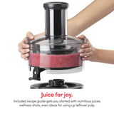 NutriBullet Juicer Centrifugal Juicer Machine for Fruit, Vegetables, and Food Prep, 27 Ounces/1.5 Liters, 800 Watts, Gray NBJ50100 NutriBullet