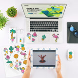 Nicunom 40 Sheets Sublimation Sticker Paper, Glossy Transparent Sublimation Stickers Waterproof 8.5"x11" Printable Clear Sticker Paper for DIY Custom Sticker, Decals, Labels Nicunom