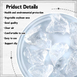 Heigble 9.9 lb Gel Candle Wax Making Clear Handmade High Density Jelly Candle Wax with Wick and Stickers with Dye for DIY Making Kit Heigble