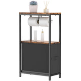 NOVIMANGO Toilet Paper Holder Stand with Drawer, Free Standing Toilet Paper Holder, Standing Small Bathroom Storage Cabinet, Slim Toilet Storage Cabinet for Small Space NOVIMANGO