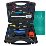 Inf3Dcoord 3D Printer Tool Kit Box includes Filament Cutting, Cleaning Needles, Needle Nose Plier, Electronic Digital Caliper, Knife Clean Up Kit, Brushes for 3D Printers Finishing, Cleaning,Repairing INF3DCOORD