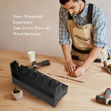 DGWJSU Pistol Rack Gun Safe, Real Wood Handgun Rack Holder for Gun Cabinet Accessories, Rustic Style Gun Rack Organizer for Nightstand, Gifts for Men DGWJSU