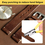 QBXMY7 2pcs Watch Band Hole Punch Plier, 2.0mm Belt & Shoe Strap Punch Tool, Handheld Wrist Belt Leather Hole Punch for DIY Craft & Fabric QBXMY7