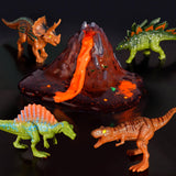 Trubic Dinosaur Slime Making Kit for Boys, Butter and Crystal Slime, Glow in The Dark and Add-ins with Storage Box, Dino Figurines with Lava, DIY Birthday Party Favors Gift Toys for Kids 6-12 Trubic