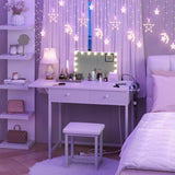 KAI-ROAD Small Makeup Vanity Desk No Mirror White Vanitys Table Set with Wood Drawers and Chair Stool, Outlets & Foldable Countertop for Bedroom Schminktisch Modern KAI-ROAD