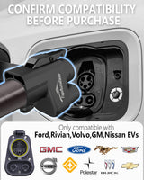 TopAutoGear Tesla Charger Adapter，NACS to CCS Adapter for EV Charging at Tesla Supercharger Stations - Fast DC Charging Tesla to CCS Adapter for Ford,Rivian,GM,Volvo,Polestar and Nissan EVs TopAutoGear