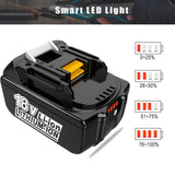 ZJEOSO Replacement for Makita 18V Battery BL1850B 5.0Ah Lithium Compatible with Makita Battery 18 Volt BL1860B BL1850B BL1840B BL1830B BL1815B Series Batteries ZJEOSO