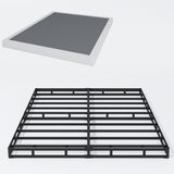 Vaciwe 4 Inch King Size Box Spring Heavy Duty Metal Mattress Foundation with Easy Clean Cover, Noise Free,Easy Assembly Vaciwe