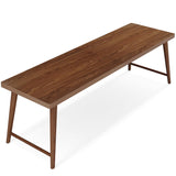 Tribesigns 78.7" Extra Long Desk, Large 2-Person Computer Desk Writing Desk, Double Home Office Desk Study Work Table with Metal Legs, Rich Walnut Tribesigns