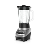 BLACK+DECKER PowerCrush Countertop Blender, 6-Cup Glass Jar, For Smoothies and More, Stainless Steel Blade, 4 Speed Settings to Puree, Crush Ice, Chop, Dice, and Pulse, Dishwasher Safe, 700W Motor BLACK+DECKER