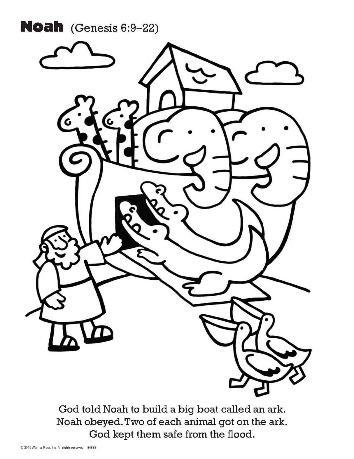 Bible Heroes Coloring Book Warner Press