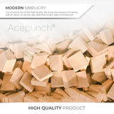 Acepunch 6 Finland Wooden 3D Wall Art Panel Home Decorative Sound Absorbing Dampening Tile Soundproofing Acoustic Music Insulator Noise reduction Studio Room Geometric Style 12x12in AP1234 Acepunch