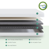 Novilla Twin Mattress, 6 Inch Twin Memory Foam Mattress for Pressure Relief & Comfort Sleep, Removable Washable Mattress Cover,CertiPUR-US Certified Mattress Twin，Medium Firm Novilla