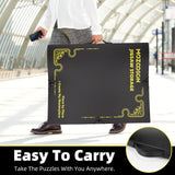 MOZOOSON Puzzle Storage Folder for 1000pcs Puzzle, Jigsaw Accessories with 25 Pockets, Large Capacity Puzzle Organizer, Dustproof and Protective Puzzle Accessory, for Puzzle Enthusiasts MOZOOSON