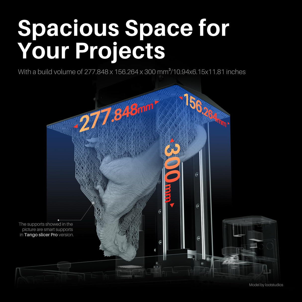 ELEGOO Jupiter SE Resin 3D Printer, Large MSLA 3D Printer with 12.8-inch 6K Monochrome LCD, Printing Size of 10.94 x 6.15 x11.81 Inch ELEGOO