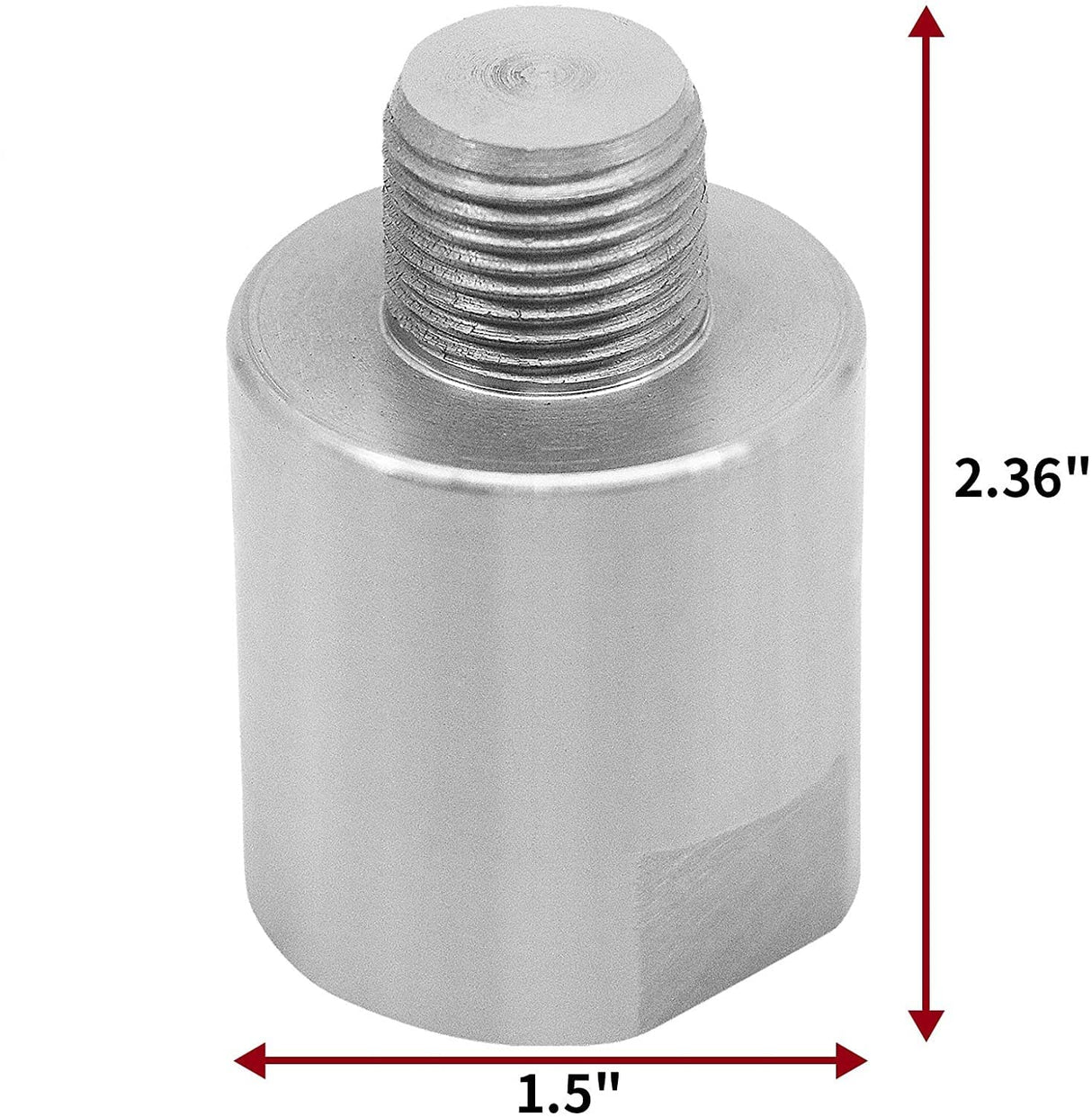 Wood Lathe Chuck Spindle Adapter, Woodworking Turning Headstock Thread Accessories Tools 3/4" x 16tpi to 1" x 8tpi AI